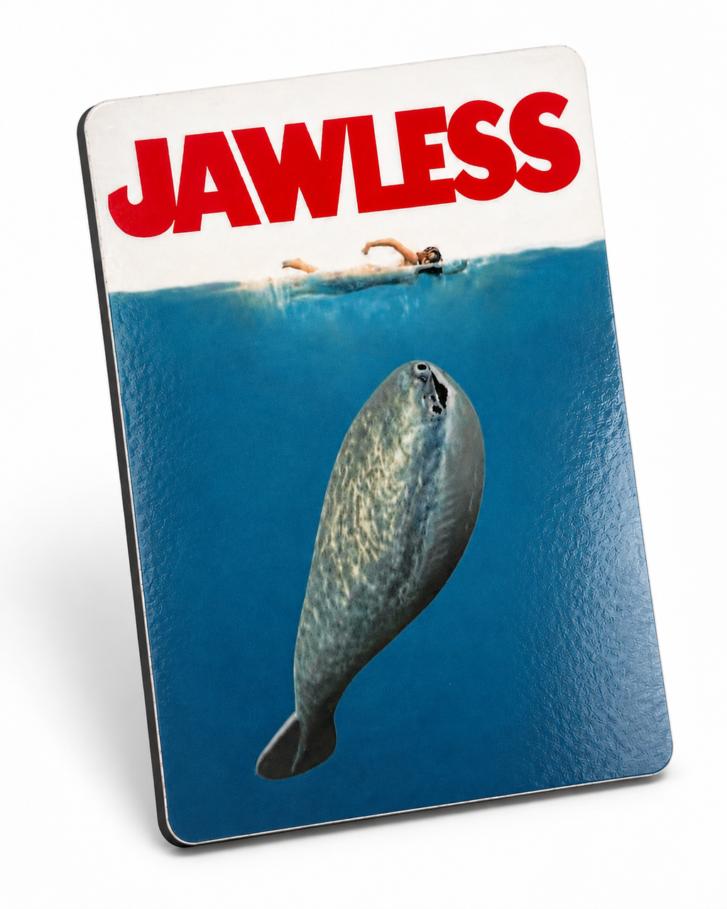 Jaws Jawless Sacabambaspis Magnet | 2.5" Die-Cut Vinyl Prehistoric Fish Meme Decal