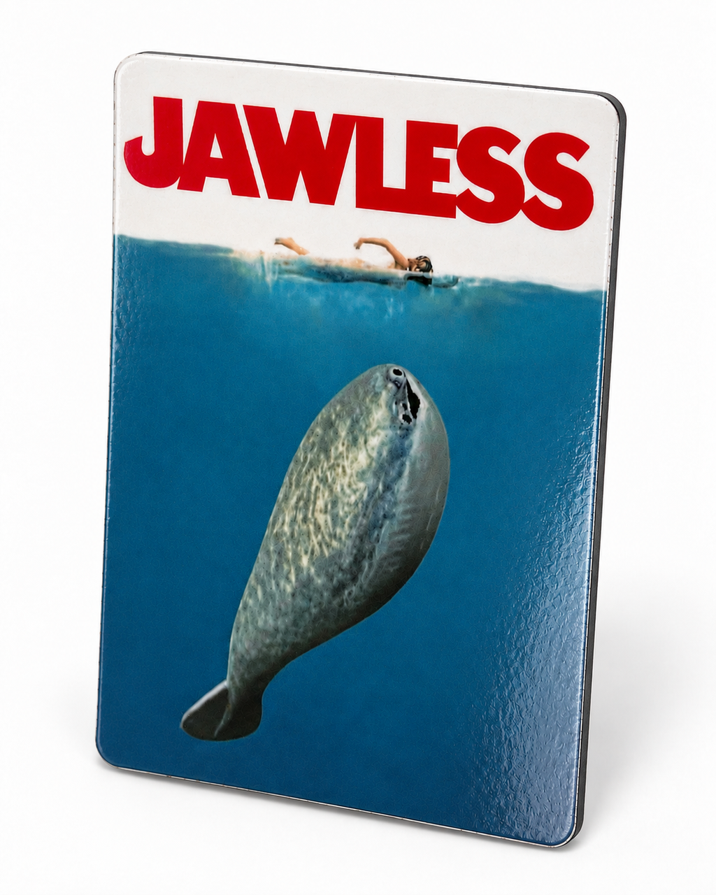 Jaws Jawless Sacabambaspis Magnet | 2.5" Die-Cut Vinyl Prehistoric Fish Meme Decal