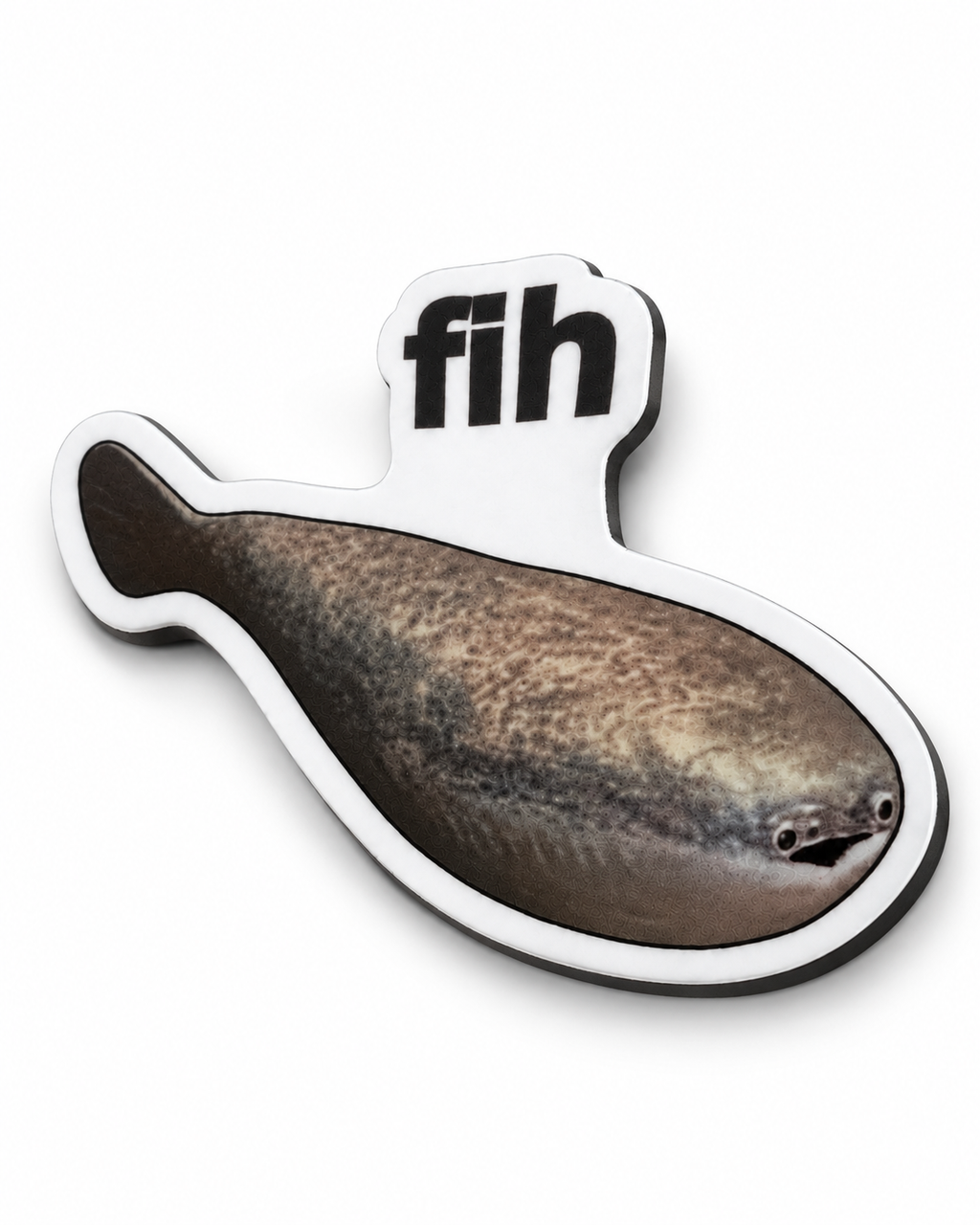 FIH Sacabambaspis Magnet | 2.5" Die-Cut Vinyl Prehistoric Fish Meme Decal