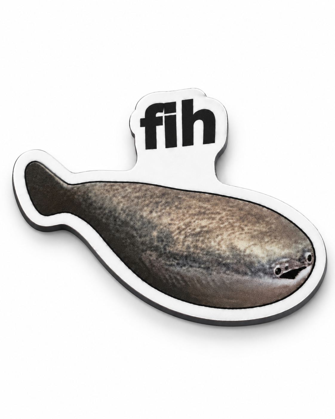 FIH Sacabambaspis Magnet | 2.5" Die-Cut Vinyl Prehistoric Fish Meme Decal