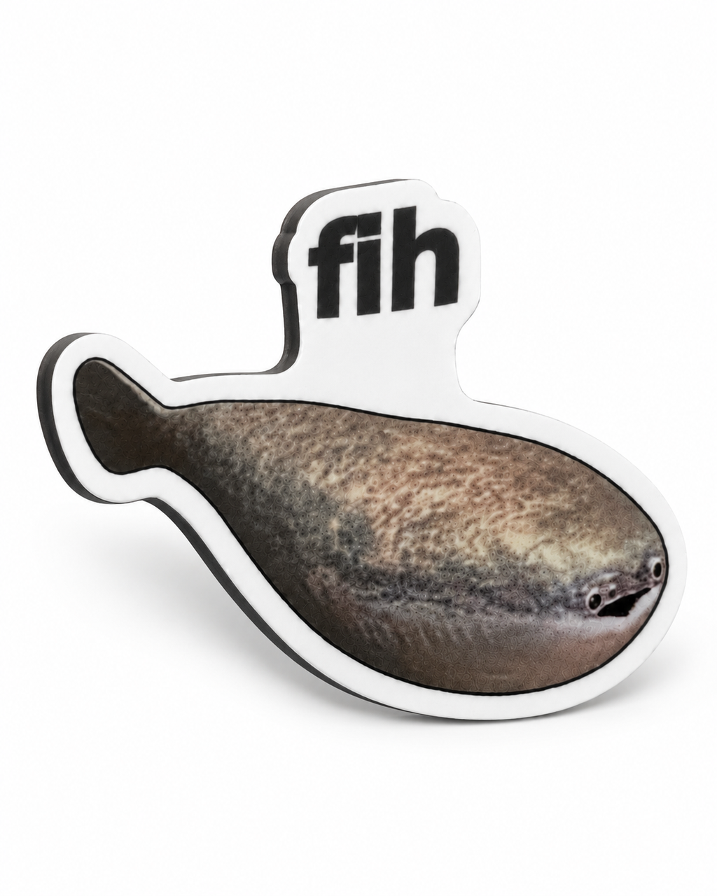 FIH Sacabambaspis Magnet | 2.5" Die-Cut Vinyl Prehistoric Fish Meme Decal
