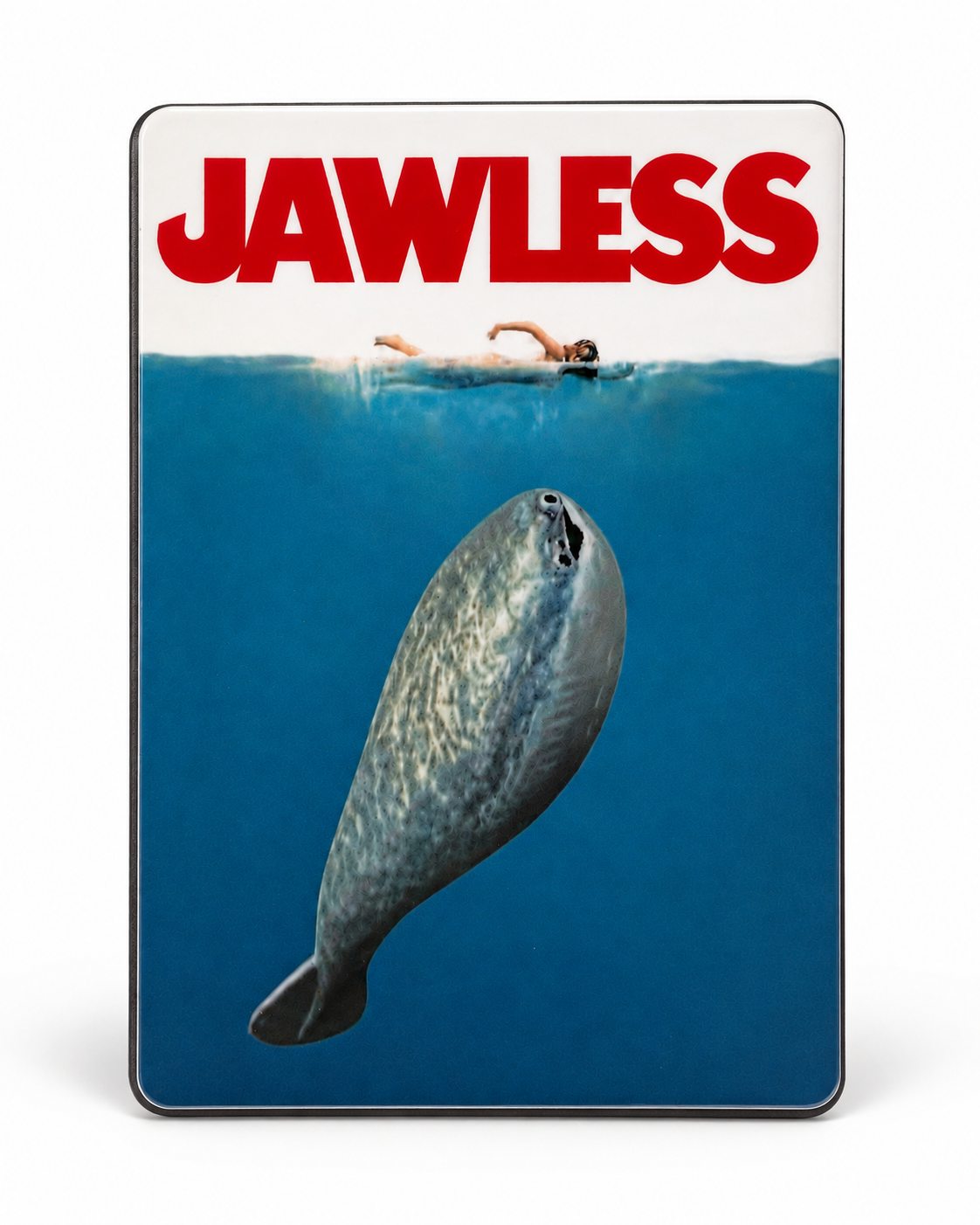 Jaws Jawless Sacabambaspis Magnet | 2.5" Die-Cut Vinyl Prehistoric Fish Meme Decal