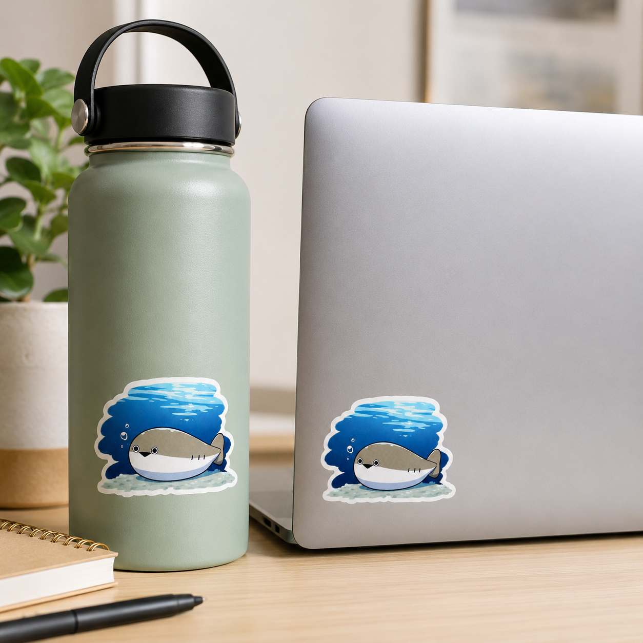 Sacabambaspis Sticker | 2.5" Die-Cut Vinyl Prehistoric Fish Meme Decal | Laptop & Water Bottle Sticker