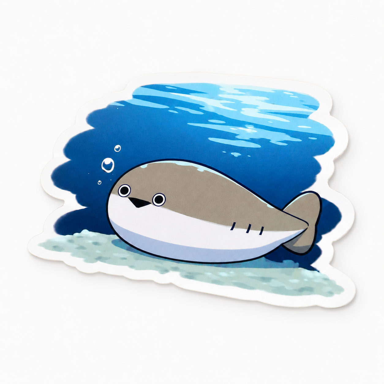 Sacabambaspis Sticker | 2.5" Die-Cut Vinyl Prehistoric Fish Meme Decal | Laptop & Water Bottle Sticker