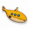 Yellow Submarine Sacabambaspis Sticker | 2.5" Die-Cut Vinyl Prehistoric Fish Meme Decal | Laptop & Water Bottle Sticker